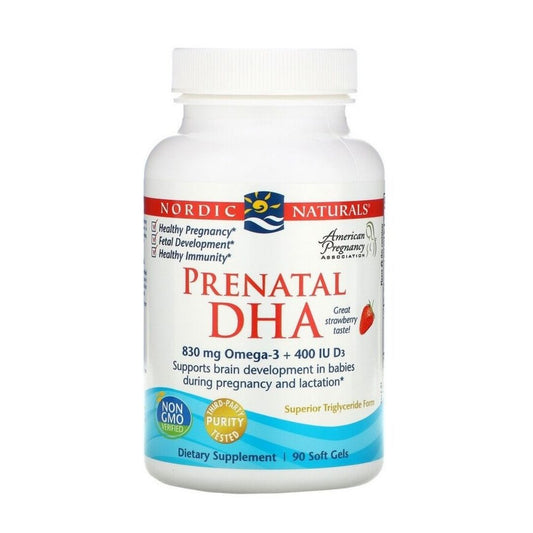 PRENATAL DHA / 830 mg / MANSIKKA / 90 pehmokapselia