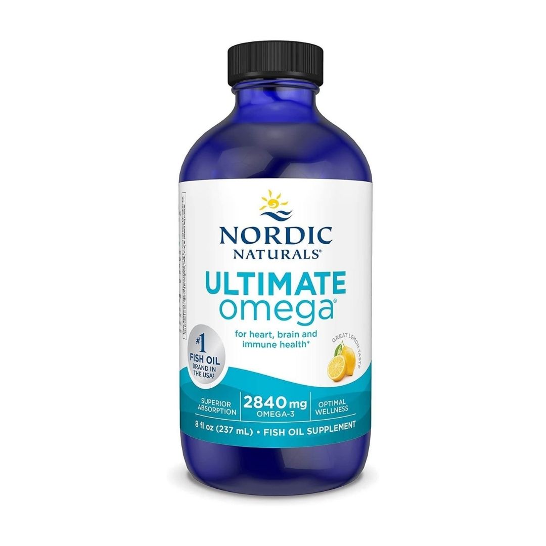NORDIC NATURALS Ultimate Omega, 2840 mg Lemon Flavor (237 ml / 8 fl. oz.)