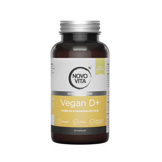 VEGAANNE D3-VITAMIIN + MCT-ÕLI / 60 KAPSLIT