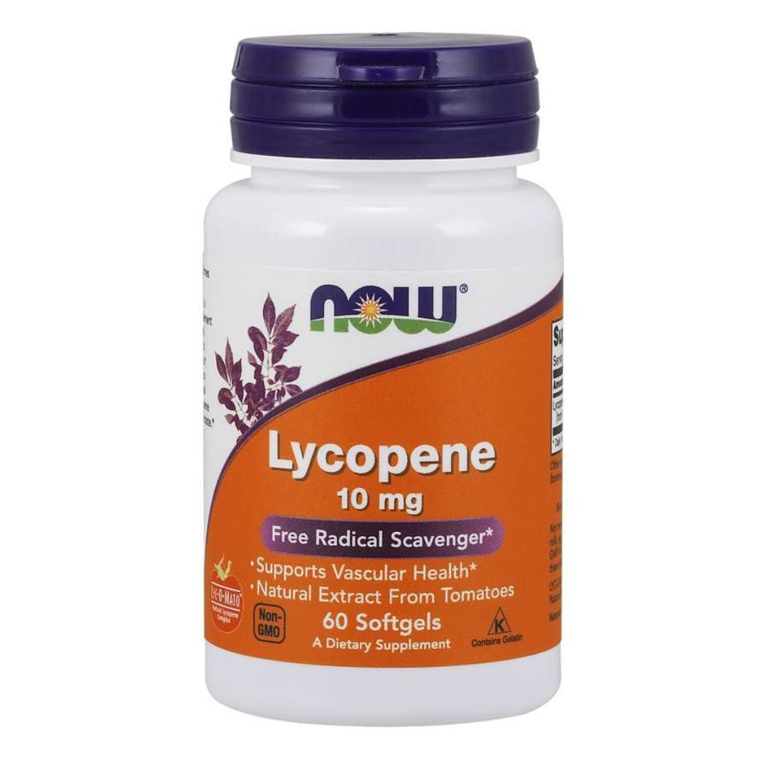 NOW FOODS Lycopin, 10 mg (60 Weichgelkapseln)