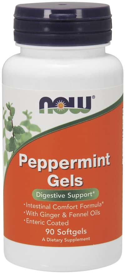 NOW FOODS Peppermint Gels (90 sgels)