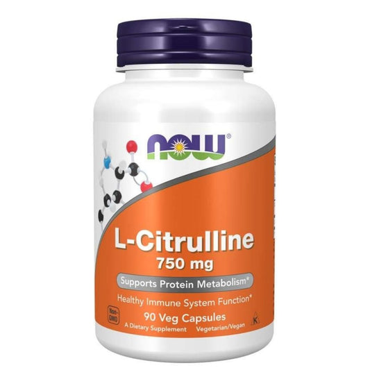 NOW FOODS Citrullin, 750 mg (90 Kapseln)
