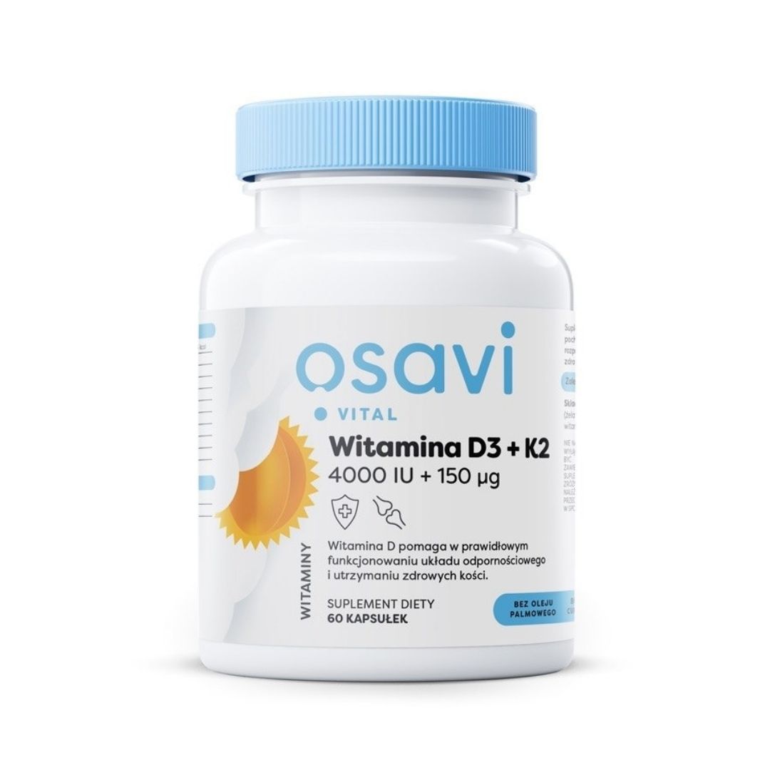 D3 + K2 / 4000 IU + 150 mcg / 60 kaps.