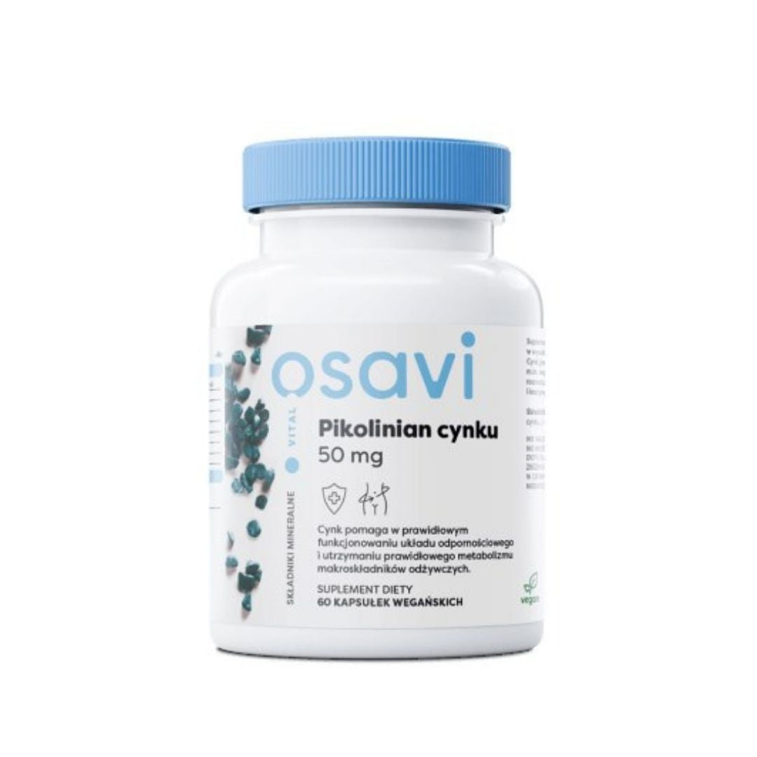 SINKKIPIKOLINAATTI / ORGAANINEN / VEGAANINEN / 50 mg / 60 vkaps.