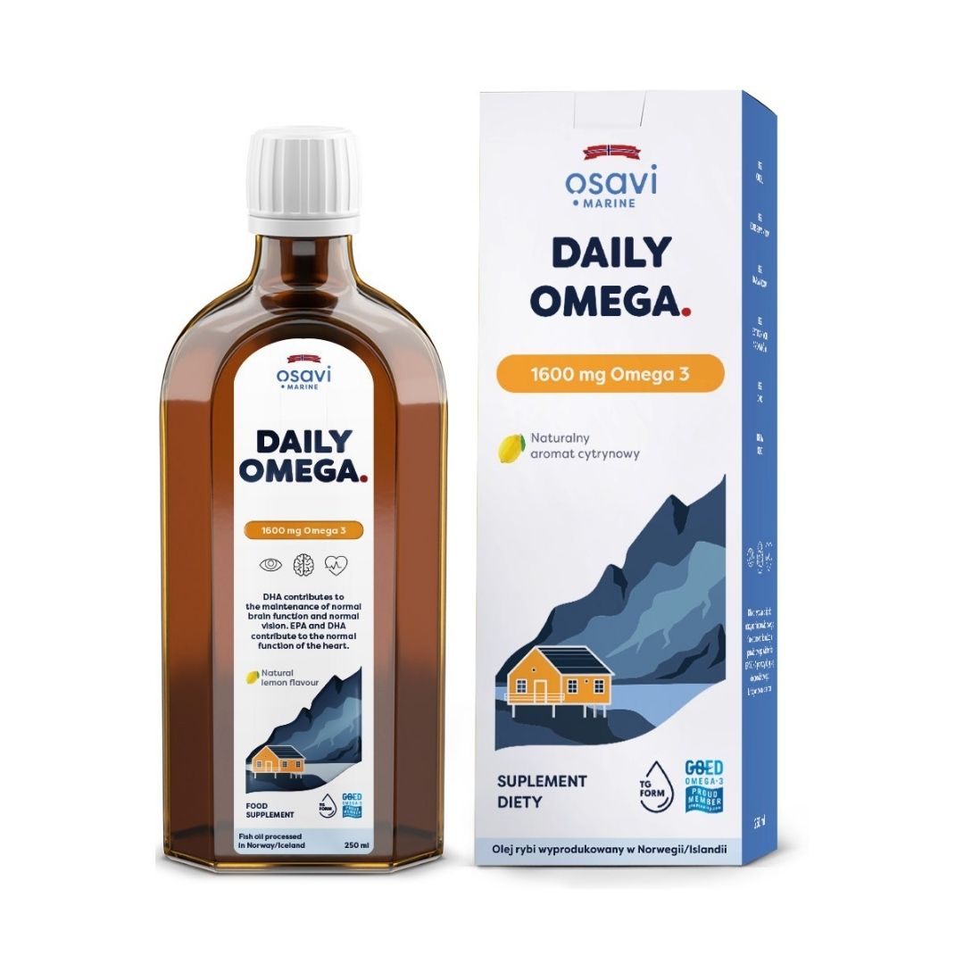 OMEGA-3 / 1600 mg / LUONNOLLINEN SITRUUNA / 250 ml