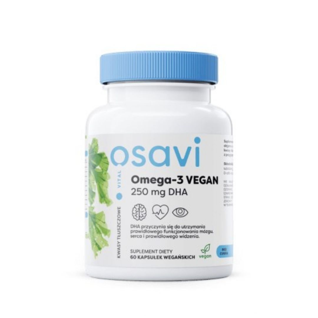 OMEGA-3 / VEGAANINEN / 250 mg DHA / 60 vkaps.