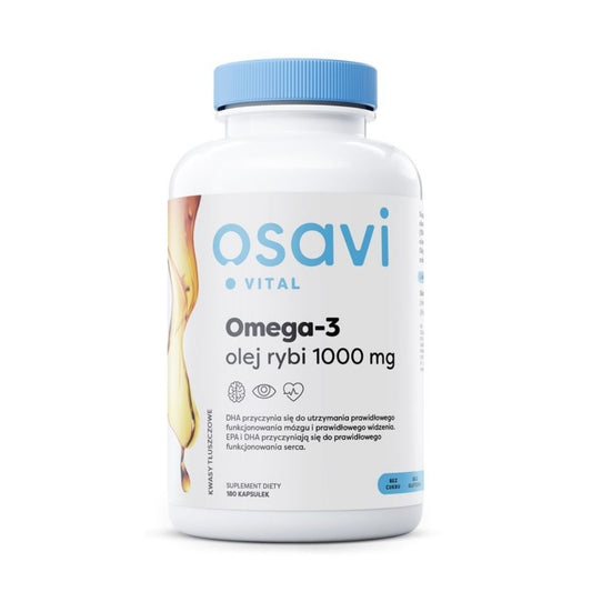 OMEGA-3 KALAÖLJY / 1000 mg / 180 kaps.