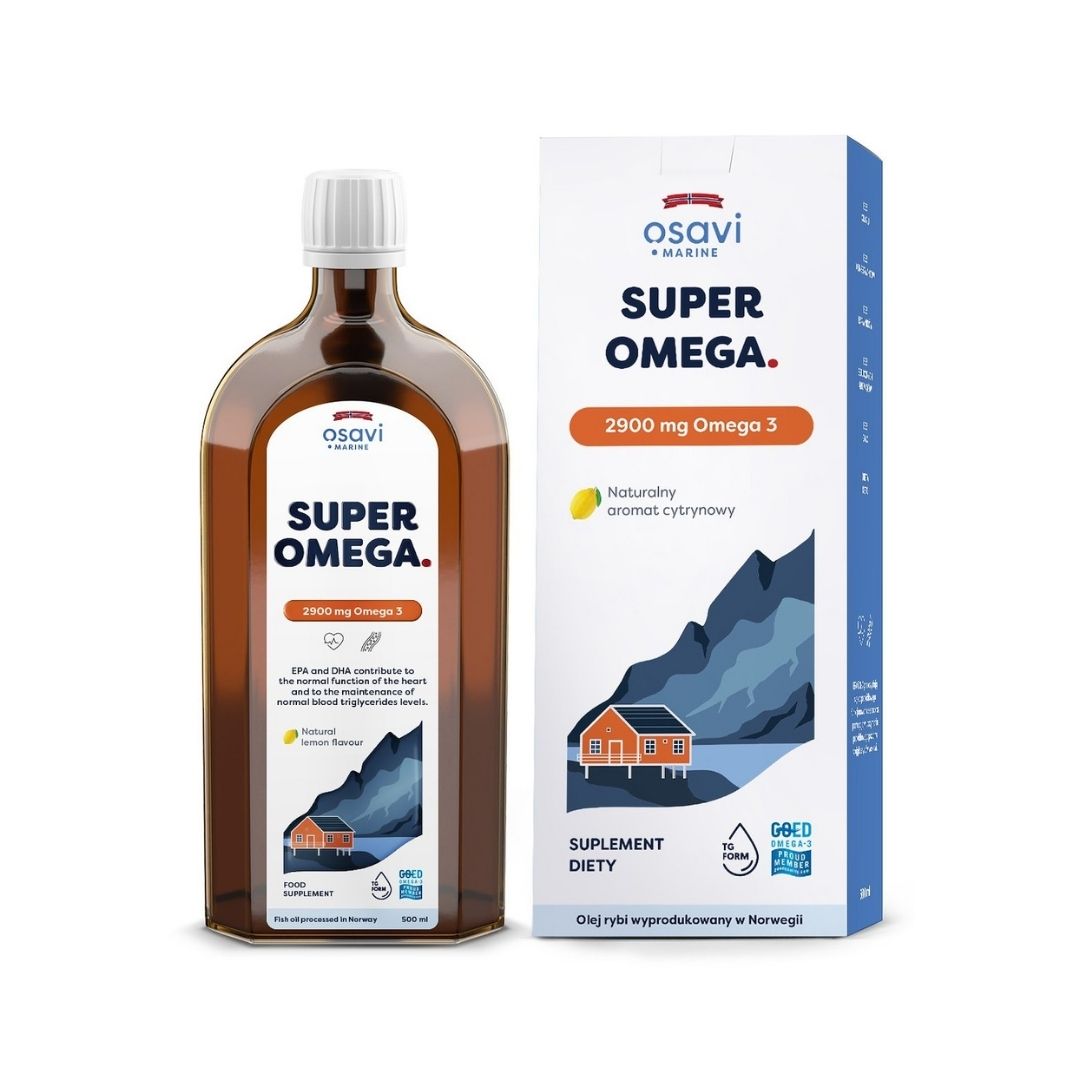 SUPERVAHVA OMEGA-3 / 2900 mg / LUONNOLLINEN SITRUUNA /500 ml