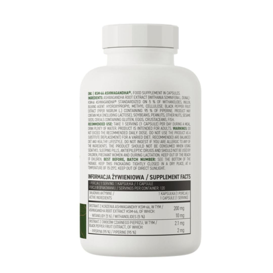 KSM-66 ASHWAGANDHA® / VEGE / 120 caps.