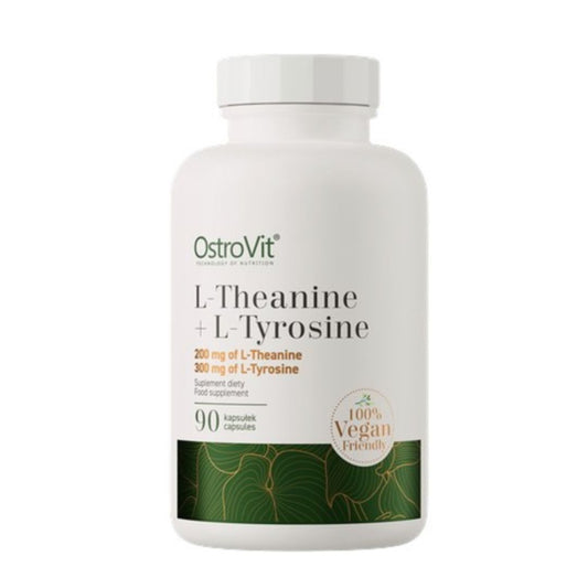 L-TEANIINI + L-TYROSIINI / VEGE / 90 kpl