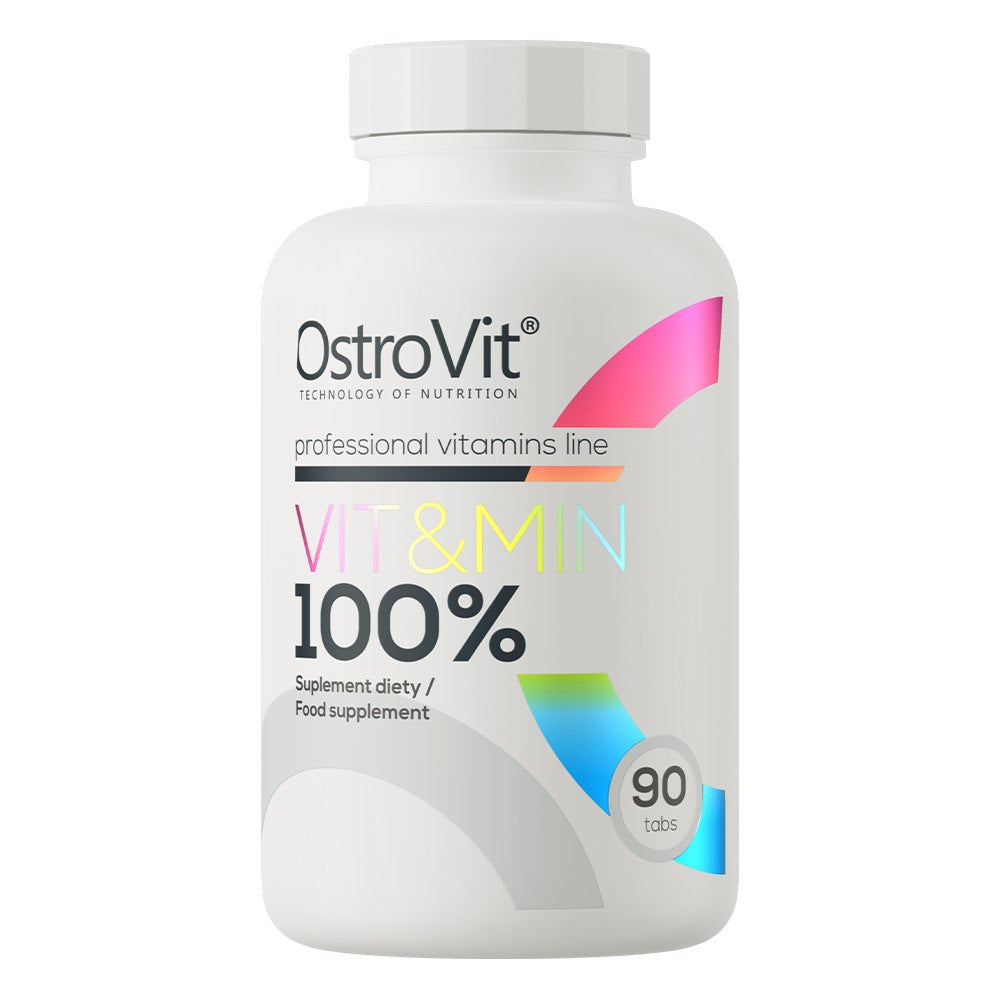 100% Vitamiinid ja mineraalid / MONIVITAMIIN + MINERAALID / 90 tbl.