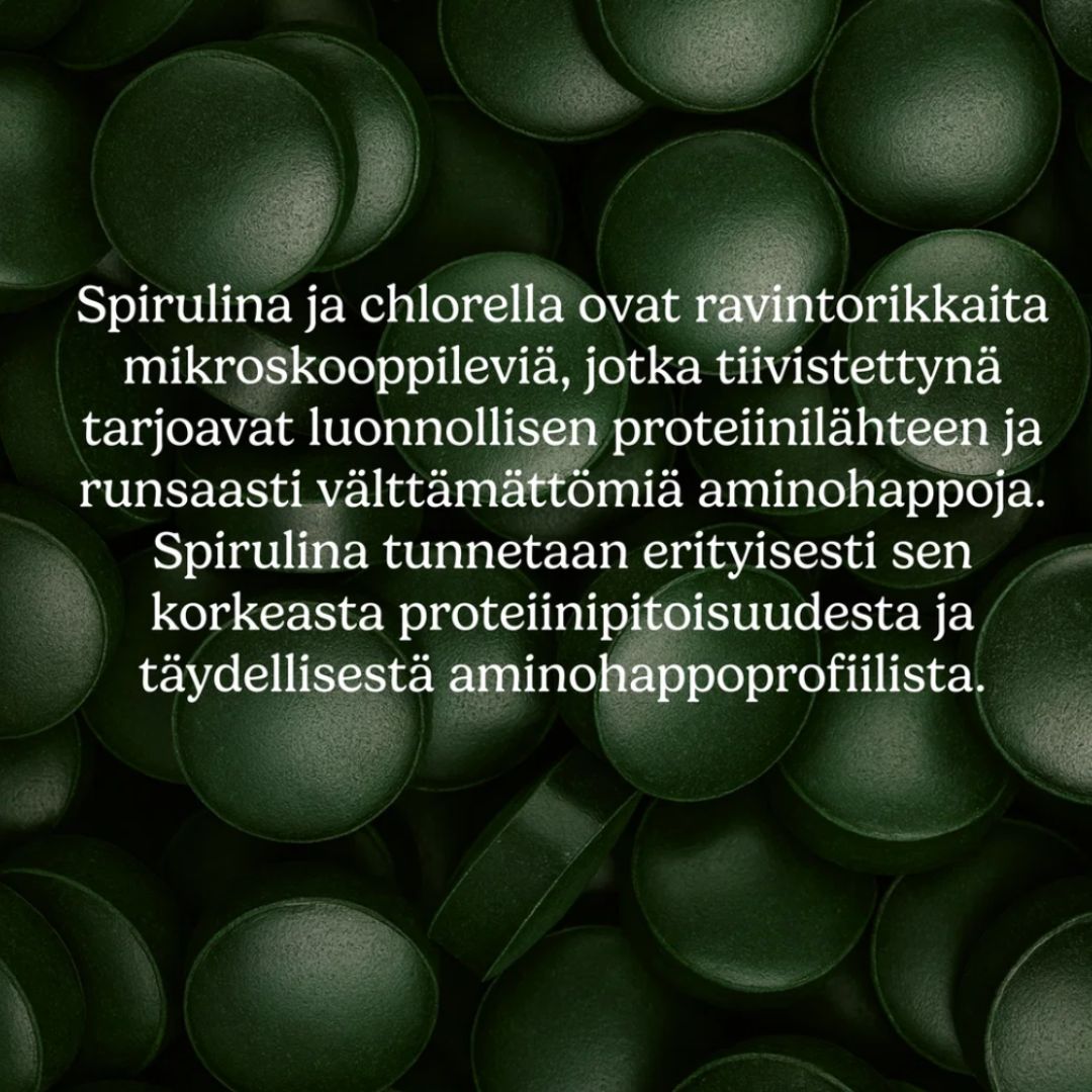 CHLORELLA & SPIRULINA / 500 mg / 300 tabl.