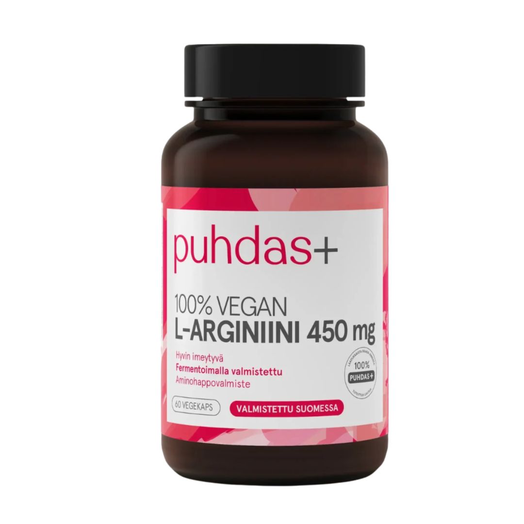 L-ARGINIINI / VAPAA MUOTO / 450 mg / 60 kaps.