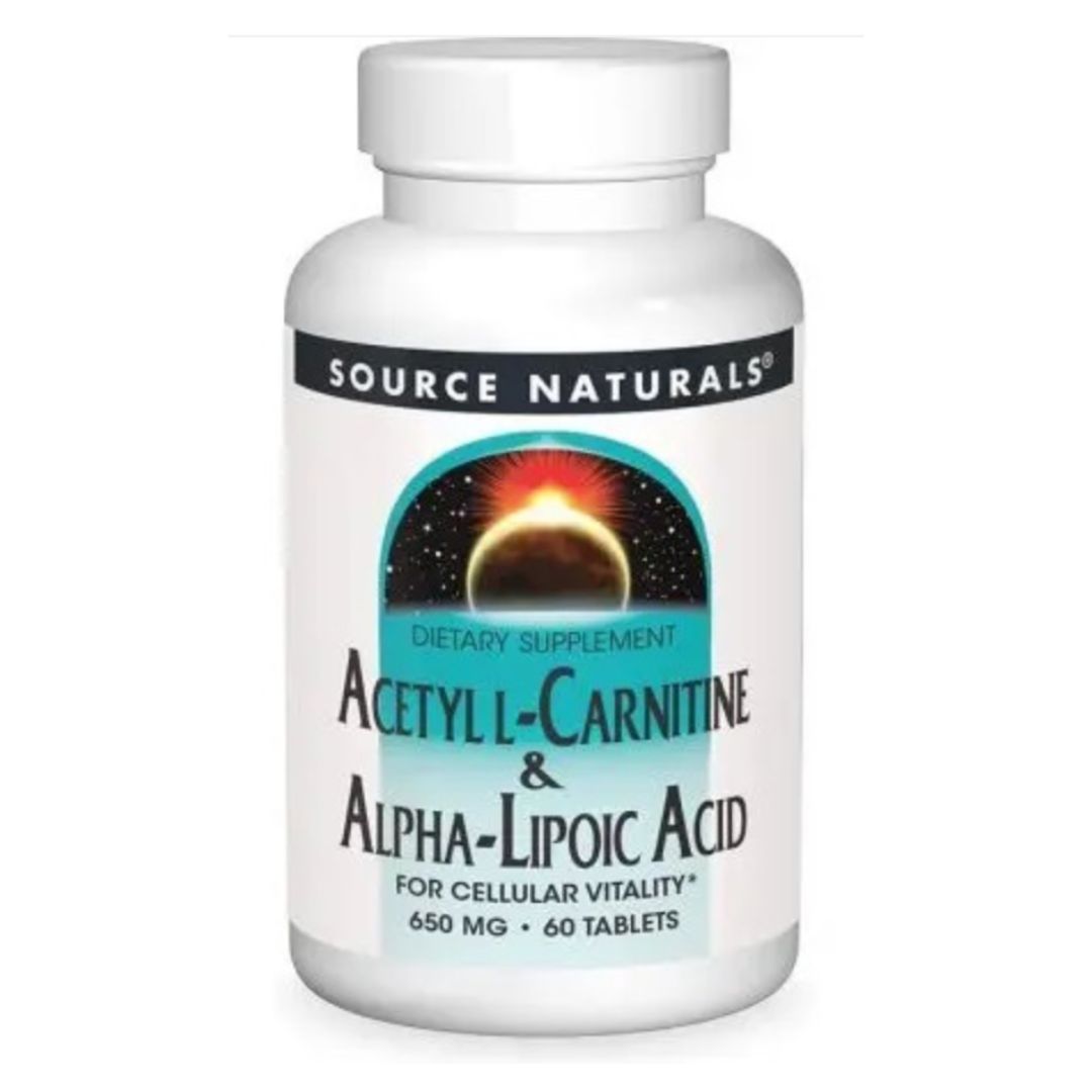 ASETYYLI L-KARNITIINI + ALA / 500 mg + 150 mg / 60 kpl