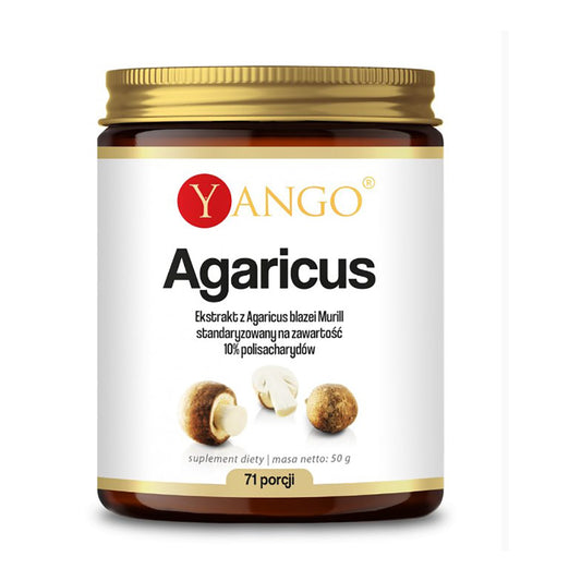 AGARICUS -UUTE / 10% POLYSAKKARIDEJA / 50 g