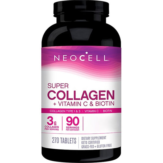 SUPERKOLLAGEENI + C-VITAMIINI + BIOTIINI / 270 tabl.