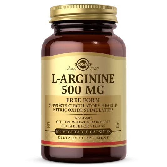 L-ARGINIINI / VAPAA MUOTO / 500 mg / 100 kaps.