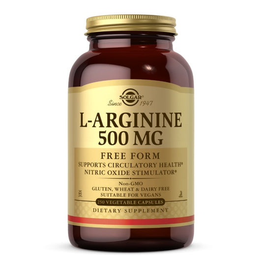 L-ARGINIINI / VAPAA MUOTO / 500 mg / 250 kaps.