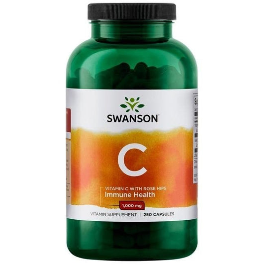 C-VITAMIINI + RUUSUNMARJAUUTE / 1000 mg / 250 kaps.