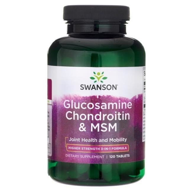 GLUKOSAMIINI + KONDROITIINI + MSM / 500 & 400 & 200 mg / 120 tabl.