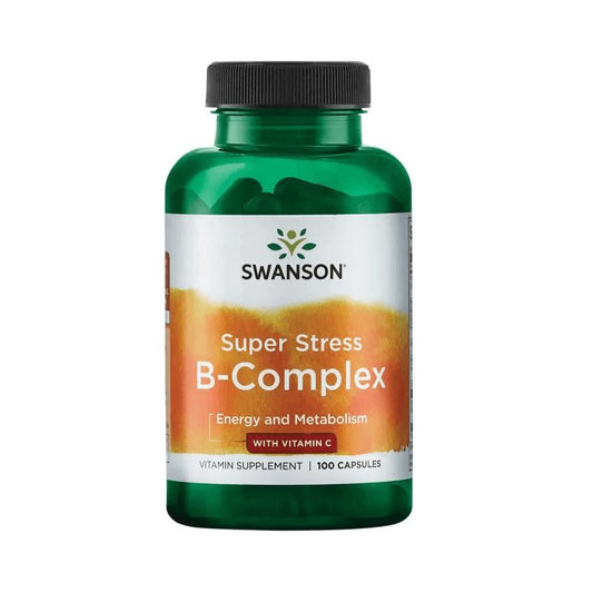 SUPER STRESS COMPLEX / B-YHDISTE + C-VITAMIIN / 100 kaps.