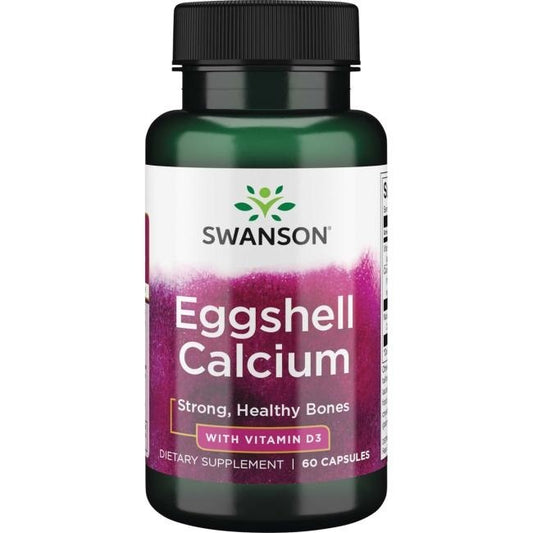 EGG SHELL CALCIUM + D-3 / 60 caps.