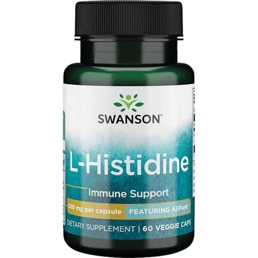 AJIPURE L-HISTIDIINI / 500mg / 60 vkaps.