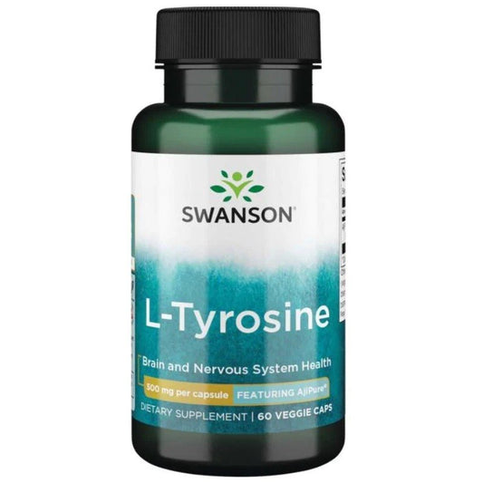 AJIPURE L-TYROSIINI / 500 mg / 60 vkaps.