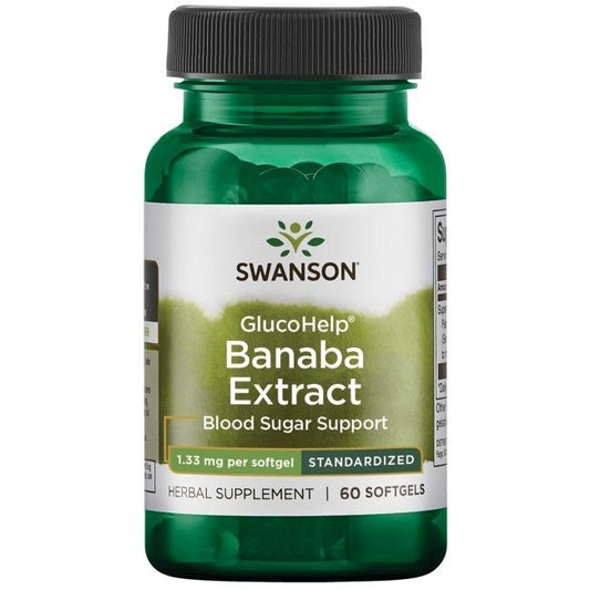GLUKOHELP / BANABA UUTE / 1.33 mg / 60 kaps.