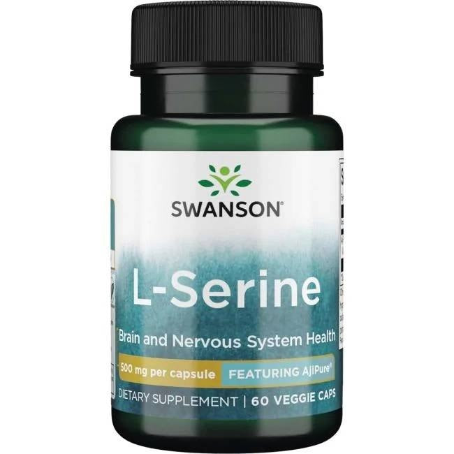 AJIPURE L-SERIINI / 500 mg / 60 vkaps.