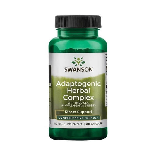 ADAPTOGEENIT / RUUSUJUURI + ASHWAGANDHA + GINSENG / 60 kaps.