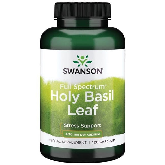 TÄYDEN SPEKTRIN PYHÄ BASILIKA LEHTI / TULSI / 400 mg / 120 kaps.