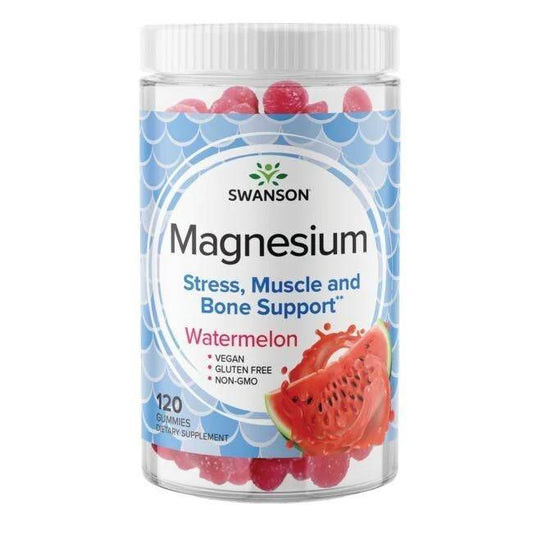 MAGNESIUMSITRAATTI / VESIMELONI / 120 pehmopalaa