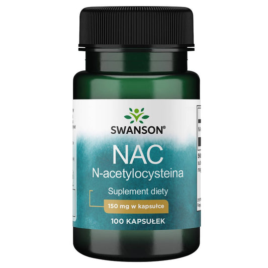 NAC /  N-ASETYYLI -L-KYSTEIINI / 150 mg / 100 kaps.