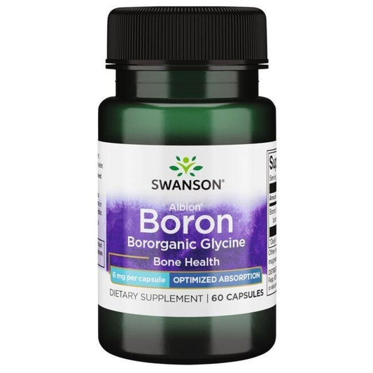 BOORI ALBION BOROGANIC GLYSIINISTÄ / 6 mg / 60 kaps.