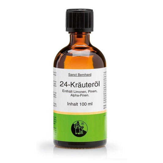 KRAUTERHAUS SANCT BERNHARD 24 Herbs Oil (100 ml / 3.4 fl. oz.)