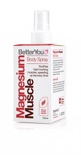 BETTERYOU Magnesium Muscle Body Spray (100 ml / 3,4 fl. oz.)