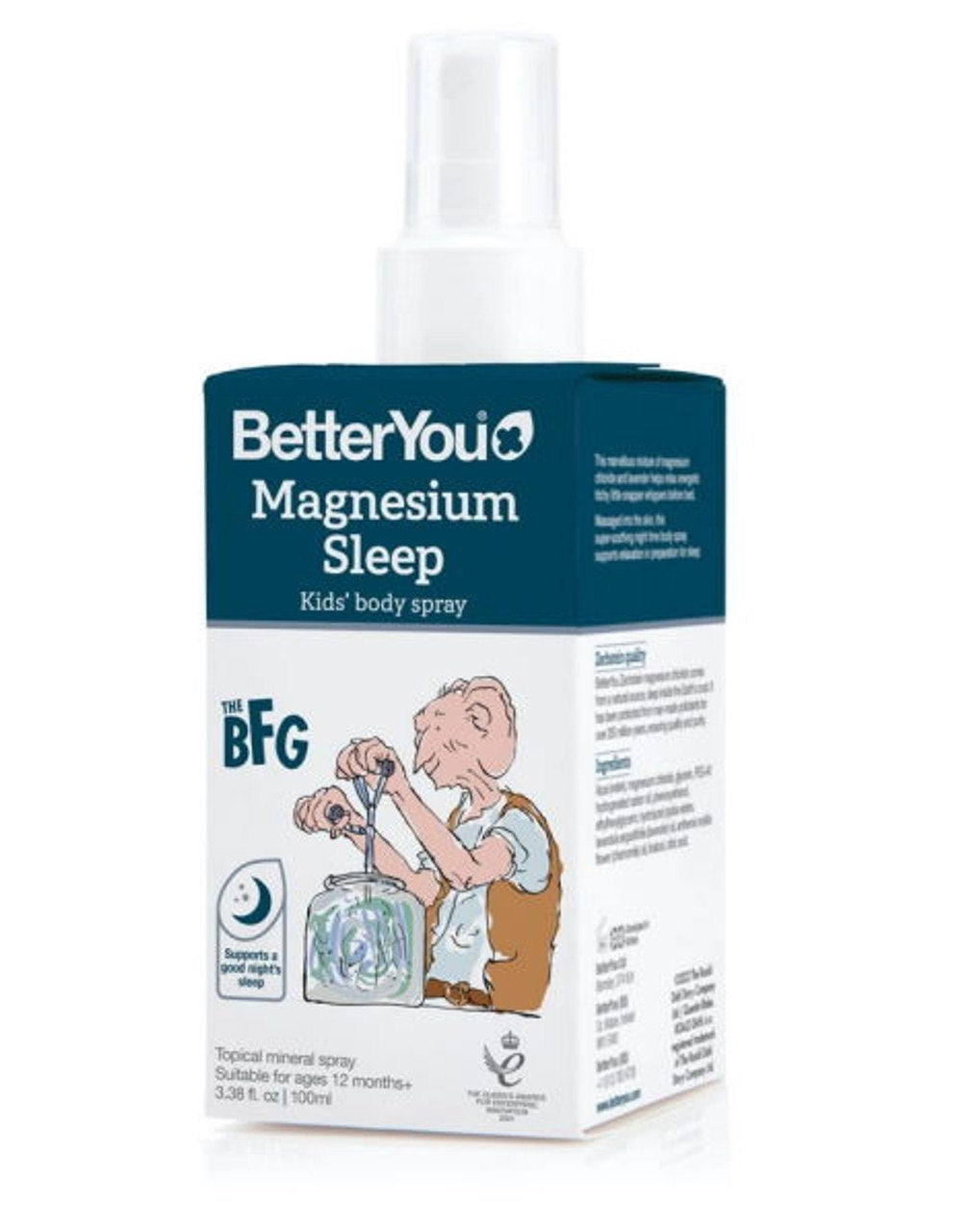 BETTERYOU Magnesium Sleep Kids' Body Spray (100 ml / 3,4 fl. oz.)