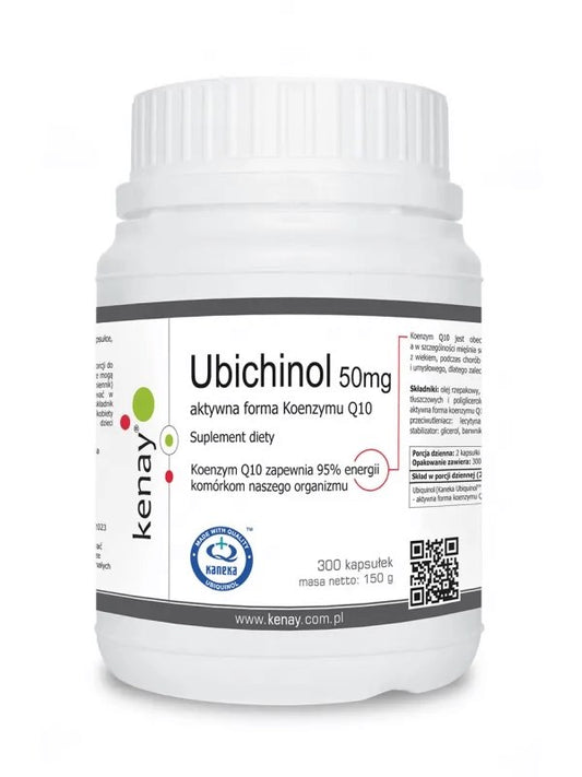 KOENTSYYMI Q10, / ACTIVE UBIKINOLI / 50 mg / 300 kaps.