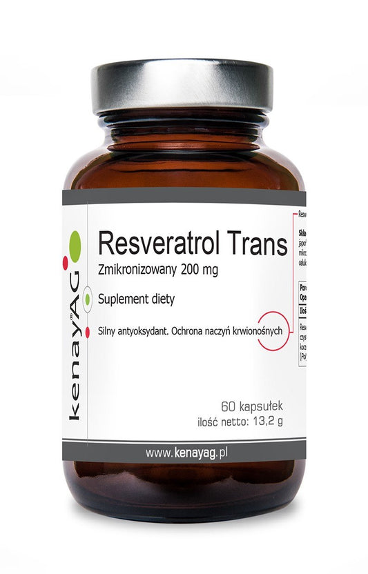 RESVERATROLI / TRANSMIKRONISOITU / 200 mg / 60 kaps.