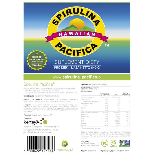 HAVAIJIN SPIRULINA PACIFICA JAUHE / 540 g