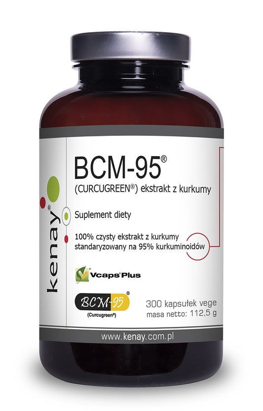 KURKUMIINI BCM-95 + PIPERIINI / Curcugreen / 300 kaps.