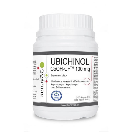 UBIKINOLI CoQH-CF / HAPPOJEN KANSSA / 100 mg / 300 kaps.