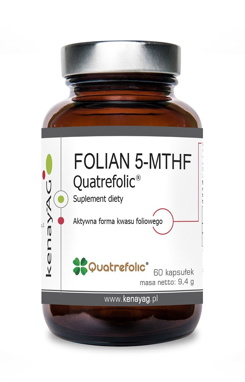 FOLAATTI 5-MTHF / AKTIIVINEN FOOLIHAPPO / Quatrefolic / 60 kaps.