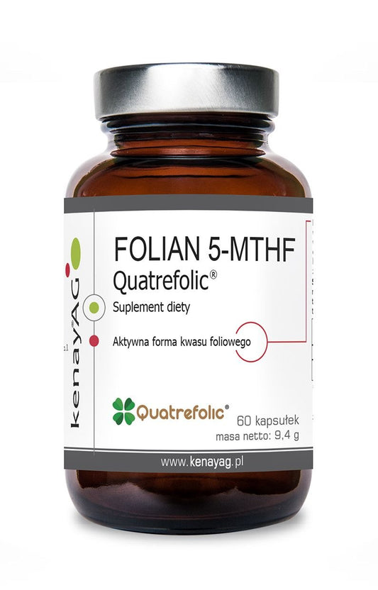FOLAATTI 5-MTHF / AKTIIVINEN FOOLIHAPPO / Quatrefolic / 60 kaps.