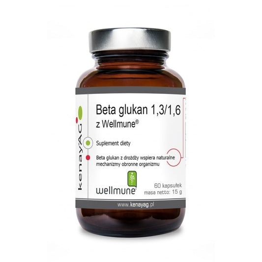 BEETAGLUKAANI HIIVASTA / 1,3/1,6 / Wellmune / 60 kaps.
