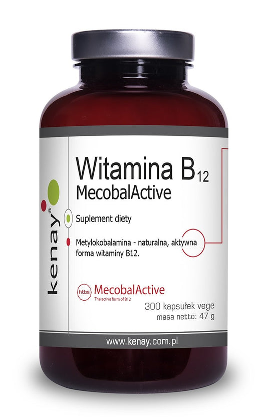B12-VITAMIINI / METYYLIKOBALAMIINI / MecobalActive / 300 kaps.