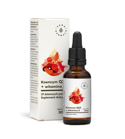 AURA HERBALS Coenzyme Q10 + Vitamin E (30 ml / 1 fl. oz.)