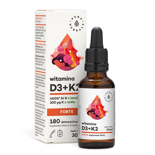 D3 + K2 / 4000 IU + 100 mcg / FORTE / 30 ml