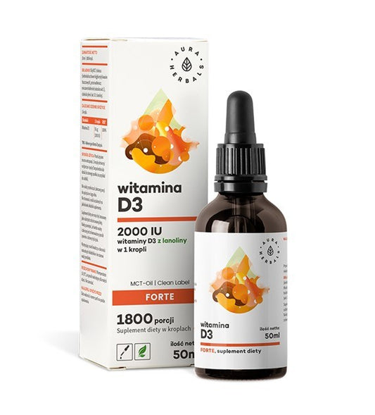 D3 VITAMIINI / 2000 IU / FORTE / MCT / 50 ml